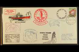 POLAR EXPLORATION - PAQUEBOT CANCELLED 1970's-1990's. "Posted At Sea" Collection Bearing Various Issues Tied By Paquebot - Sin Clasificación