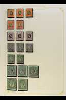 1917-22 "G.E.A." OVERPRINTS STUDY COLLECTION A Very Fine Mint Collection On Album Pages Which Includes 1917-21 (wmk Mult - Tanganyika (...-1932)