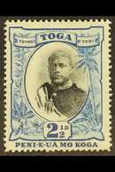 1897 2½d Black And Blue With NO FRACTION BAR In "½" Wmk Upright, SG 43a, Never Hinged Mint. For More Images, Please Visi - Tonga (...-1970)