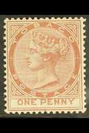 1880 1d Venetian Red, Watermark Crown CC, SG 9, Fine Mint. For More Images, Please Visit Http://www.sandafayre.com/itemd - Trinidad Y Tobago