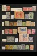 POSTMARKS OF LOST TERRITORIES IN ASIA 1870's-1910's Interesting Collection Of Various Used Turkish Stamps On Stock Pages - Autres & Non Classés
