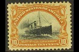 1901 10c Yellow Brown And Black Pan American Exposition, Scott 299, An Attractive Mint Example, Tiny Gum Thin. For More  - Andere & Zonder Classificatie