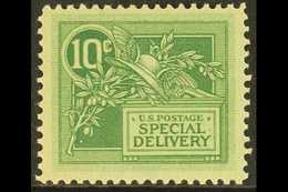 1908 Special Delivery 10c Green, Scott E7, Very Fine Well Centred Mint.  For More Images, Please Visit Http://www.sandaf - Otros & Sin Clasificación