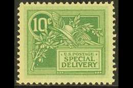 1908 Special Delivery 10c Green, Scott E7, Very Fine Well Centred Mint.  For More Images, Please Visit Http://www.sandaf - Sonstige & Ohne Zuordnung