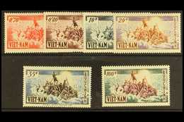 1955 Refugees Set Complete, SG S5/S10, Very Fine Never Hinged Mint. (6 Stamps) For More Images, Please Visit Http://www. - Viêt-Nam