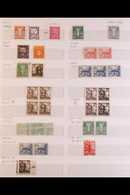 1919 ISSUES FOR CROATIA. DEFINITIVE ISSUES - An Interesting Fine Mint Collection Of All Different VARIETIES, PROOFS & ER - Altri & Non Classificati