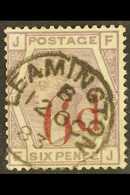 1880-3 6d On 6d Lilac, SG 162, Very Fine Used With LEAMINGTON C.d.s. Postmark. For More Images, Please Visit Http://www. - Otros & Sin Clasificación