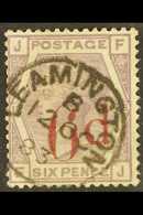 1880-3 6d On 6d Lilac, SG 162, Very Fine Used With LEAMINGTON C.d.s. Postmark. For More Images, Please Visit Http://www. - Altri & Non Classificati