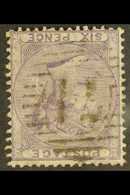 1885-7 6d Lilac, No Corner Letters, Watermark Inverted, SG 70Wi, Good Used, Cat.£400. For More Images, Please Visit Http - Autres & Non Classés