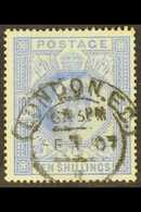 1902-10 10s Ultramarine, SG 265, Fine Used With Neat Fully Dated "London" Hooded Circle Cancel, Fresh Colour. For More I - Non Classés