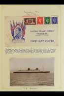 CATAPULT MAIL 1937 Coronation Cover To Canada, Bearing "S.S Bremen" Cachet, The Famous Ship To Shore Catapult Mail Carry - Non Classificati