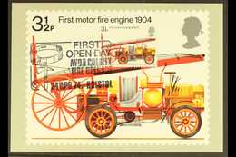 1974 PHQ CARD - FIRST DAY 3½p Fire Service, Number 6, Handwritten Address, Bearing The Matching 3½p Fire Engine Stamp (S - Other & Unclassified