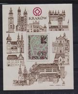 Poland 1990, Krakow, Miblock 90, MNH - Unused Stamps
