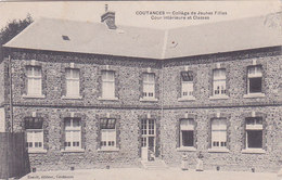Delcampe - Manche Coutances Collège De Jeunes Filles Cour Intérieure Et Classes éditeur énault - Coutances