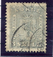 NORWAY 1863 Arms 3 Sk.  Used. Michel 7 - Used Stamps