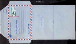 Réunion N° Entier 1 Non Plié (1001-AER) - Concorde - Blocks & Sheetlets