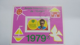 Congo-annee Internationale De I'enfant-(block 1 Stamp)-used - Collections