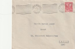 LETTRE - TUNISIE - De Tunis Roustan Le 18/08/1949 Pour Paris - Briefe U. Dokumente