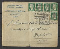 Algérie    Lettre Publicitaire  Pour Djidjelli   CPA 1938 - Storia Postale