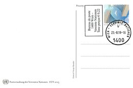 ONU Vienne 2018  - Carte Postale €0,68 Taxe Perçue €0,22 Oblitérée - Cartoline Maximum