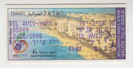 ISRAEL 1998 MASSAD ATM WORLD STAMP EXHIBITION TEL AVIV YAFO 1.15 SHEKELS - Automatenmarken (Frama)