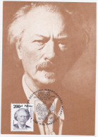 Poland 1988 Ignacy Jan Paderewski, Polish Pianist, Composer, Prime Minister, Politician Music Canceled In Rawicz - Maximum Cards