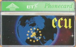 United Kingdom - BTO-038, L&G, ECU/Planet Earth, 306C, 5U, 5,000ex, 6/93, Mint, See Scan - BT Übersee