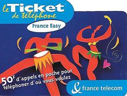 TICKET TELEPHONE-FRANCE- PU49a-TAM TAM Code 1/3/3/3/3--31/03/2003-Gratté-TBE - FT