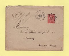 Convoyeur - Montlucon A Gannat - 2 Mars 1907 - Railway Post