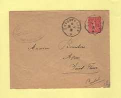 Convoyeur - Chauny A Laon - 28-12-1931 - Spoorwegpost