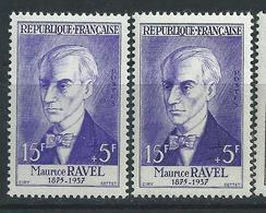 [25] Variété : N° 1071 Ravel Violet Foncé Au Lieu De Violet + Normal ** - Neufs