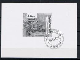 Belgie OCB GCA 1 - B&W Sheetlets, Courtesu Of The Post  [ZN & GC]