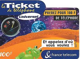TICKET TELEPHONE-FRANCE- PU47C-La GRENOUILLE-- Code1 /3/3/3/3---31/09/2003-TBE- - FT