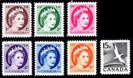 Canada (Scott No. 337-43 - Reine / Elizabeth / Queen)  [**] - Roulettes