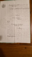 ACTE D'AVRIL 1859 ACTE NOTARIE MIREBEAU SUR BEZE VENTE TERRE A BEIRE LE CHATEL - Documents Historiques