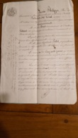 ACTE LOUIS PHILIPPE ROI DES FRANCAIS ACTE DE AOUT 1847 RECONNAISSANCE DE DETTE - Documents Historiques