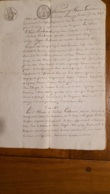 ACTE DE FEVRIER 1834 PARTAGE SUITE A SUCCESSION FAMILLE LECHENET A BEIRE LE CHATEL - Documents Historiques