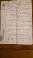 ACTE  DE OCTOBRE 1830  ADJUDICATION DE TERRES COMMUNE DE BEIRE LE CHATEL  ACQUISE PAR MR LECHENET - Documents Historiques