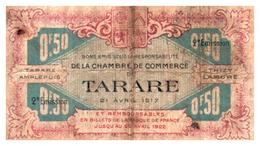 Billets > France >  Chambre De Commerce De Tarare 0.50 Ct  1922 - Chambre De Commerce