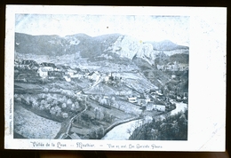 Delcampe - MOURIERS AU DOS PUB HOTEL DES VOYAGEURS     ENTRE  1898 ET 1900 - Moutiers