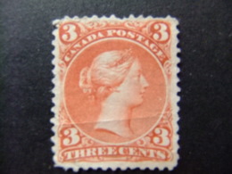 CANADA 1868 - 90 REINE VICTORIA Yvert 21 (*) - Neufs