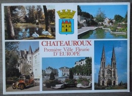 CHATEAUROUX  (36). MULTIVUES.  ANNEE 1988. - Chateauroux