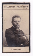 Photo 1ère Collection Félix Potin (chocolat), Homme De Lettres Gustave Larroumet, Phot. Eugène Pirou, Paris, Vers 1900 - Alben & Sammlungen