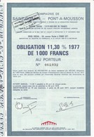 Th2	ST-GOBAIN : Obligation De 1000 Frs		1977  (28) - Andere