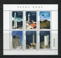 2007 España. Hojita Faros - Spain  Minisheet Lighthouses MNH - Lighthouses