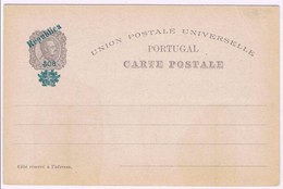 Portugal, 1898, Bilhete Postal Centenário Da India - Ungebraucht