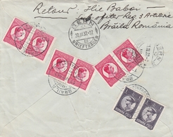 Roumanie Lettre Recommandée Pour La Suisse 1932 - Postmark Collection