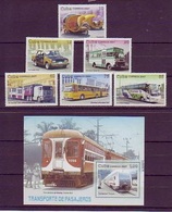 2007 Cuba MNH Public Transportation - Busses