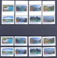 2018. Tajikistan, Nature, Landscapes Of Tajikistan, 2 Sets, Perforated & IMPERFORATED, Mint/** - Tayikistán