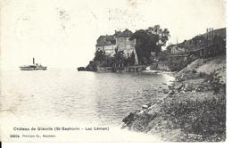 VAUD DISTRICT DE LAVAUX - CHATEAU DE GLEROLLE - Phototypie Co, Neuchâtel No 3604 - Circulé Le 19.06.1908 - Rolle